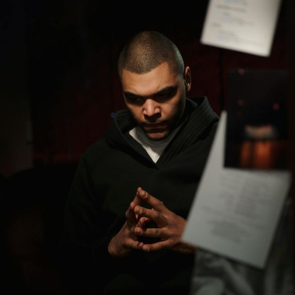 Man in a state of deep focus and concentration during a workout.